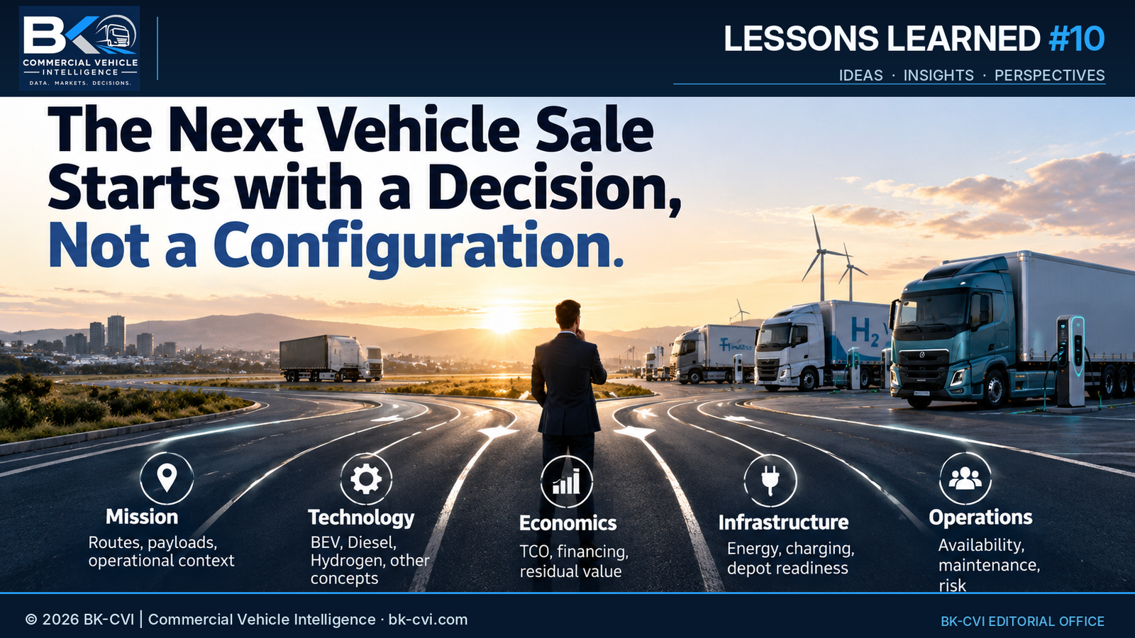 LESSONS LEARNED #10 – The Next Vehicle Sale Starts with a Decision, Not a Configuration.